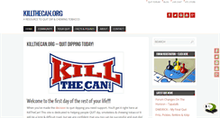 Desktop Screenshot of killthecan.org