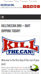 Mobile Screenshot of killthecan.org